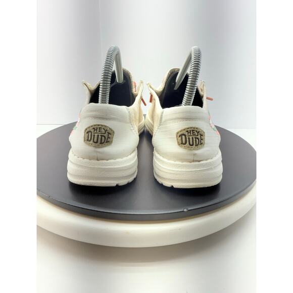 Hey Dude Wendy Boho Womens Size 7 Embroidery Dust Rose Lightweight Slip On Shoes - Picture 5 of 11